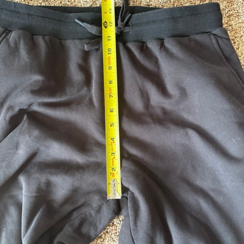 Move Beyond Fleece Lined Thermal Sweatpants Womens XL Black Jogger - Picture 7 of 8